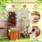 Wooden Raised Garden Bed with Trellis Vertical Planter Box for Climbing Plants Indoor Outdoor